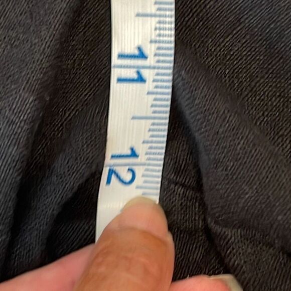 Johnny Was Womens Linen High-Rise Flat Front Trouser Pants Black Dark Wash Small - Picture 8 of 9